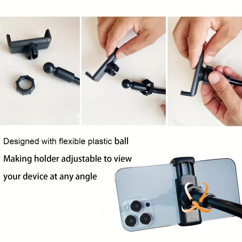 Lazy Goose Neck Mobile Phone Holder. 360° Rotating Long Arm Bedside Table Mobile Phone Holder Phone Accessories  Phone Grip