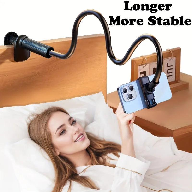 Lazy Goose Neck Mobile Phone Holder. 360° Rotating Long Arm Bedside Table Mobile Phone Holder Phone Accessories  Phone Grip